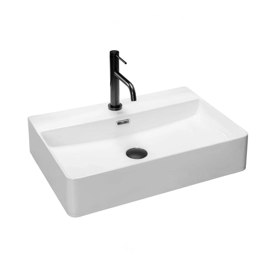 Умывальник накладной CUBO REA GINA REA-U0676 500x425x125 мм Белый (134620)