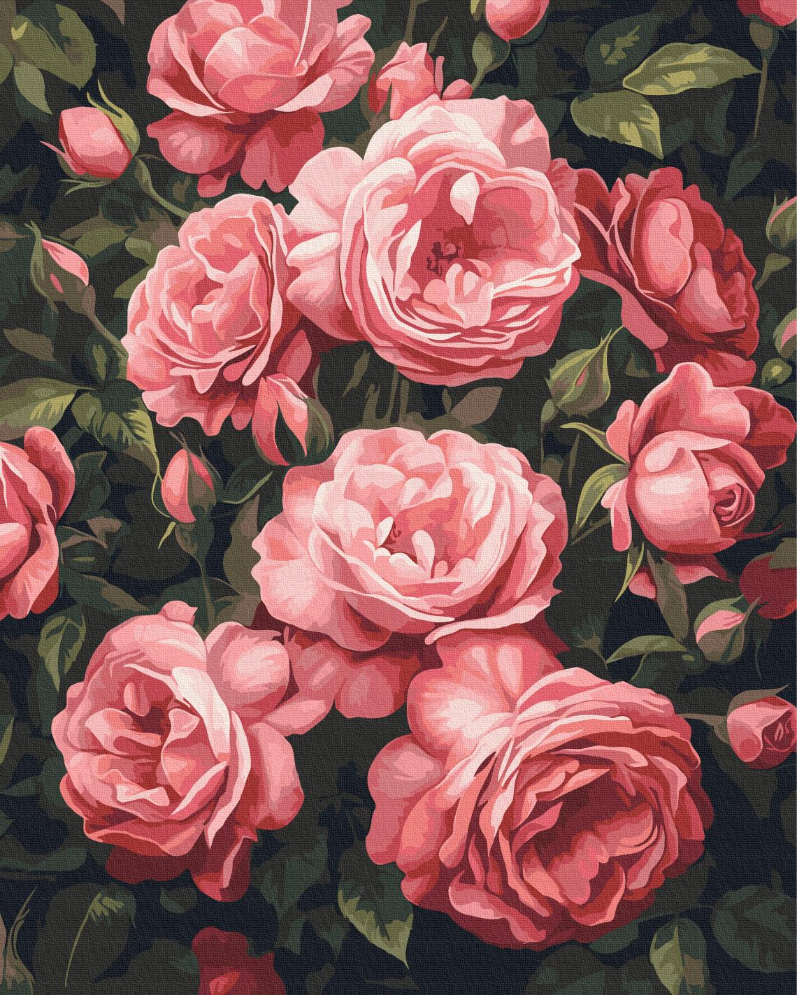 Картина по номерам Brushme Душистый куст пионов 40x50 см (BS54275) Картина по номерам Brushme Душистый куст пионов 40x50 см (BS54275)