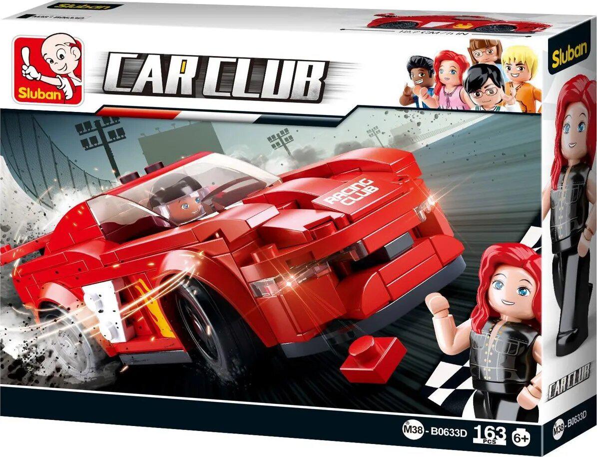 Конструктор Sluban Гоночная машина 163 детали (M38-B0633D)