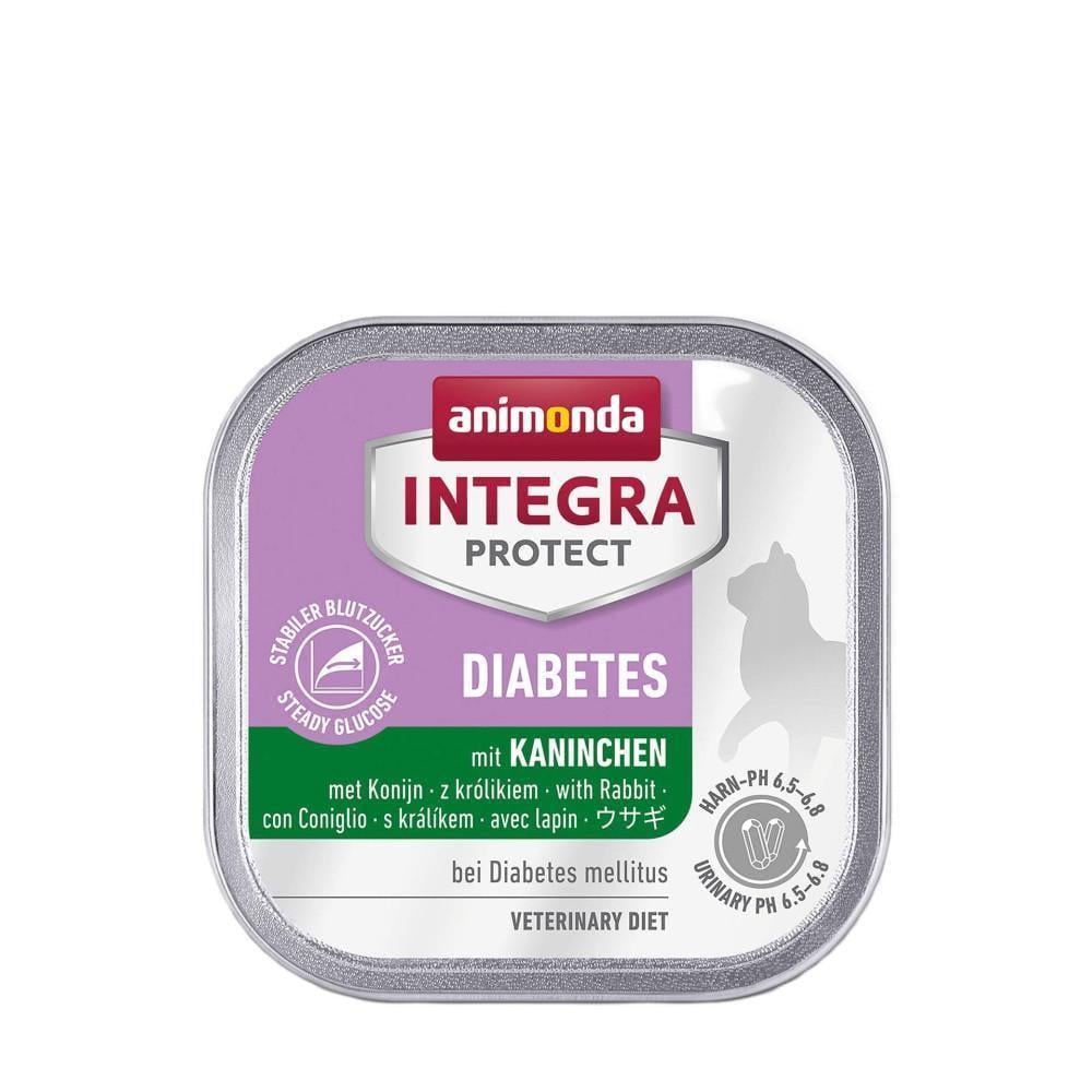 Корм влажный для кошек Integra Protect Diabetes при сахарном диабете с кроликом 100 г (2527338072)