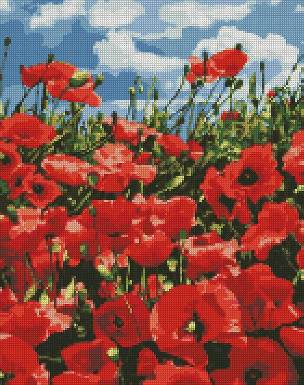 Алмазная мозаика "Удивительные маки" 40х50 см (AMO7056) Алмазная мозаика "Удивительные маки" 40х50 см (AMO7056)