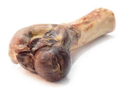 Натуральное лакомство для собак Alpha Spirit Ham Bone Half половинка Блистер 12 см