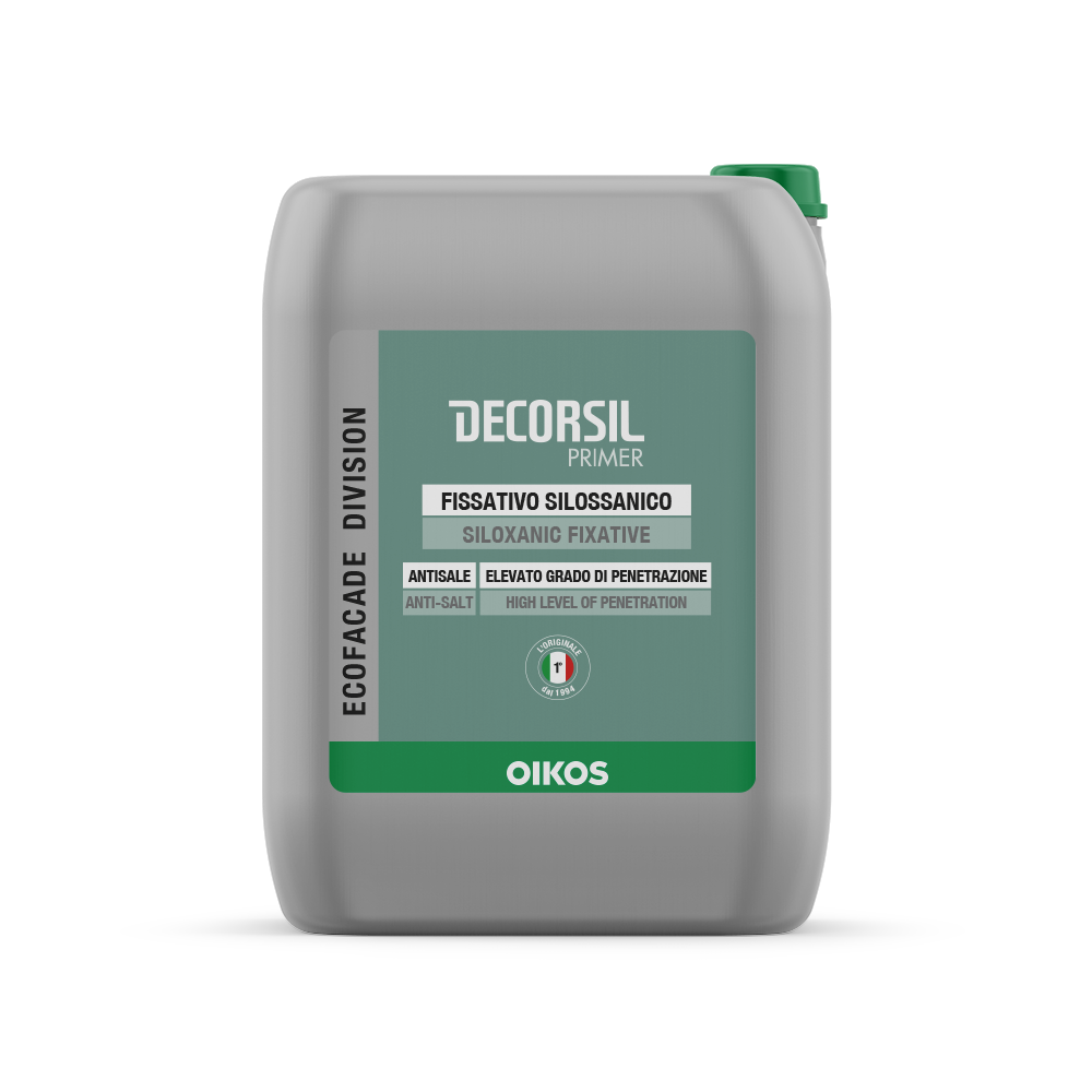 Грунтовка для наружных поверхностей акриловая Oikos DECORSIL PRIMER 1 л