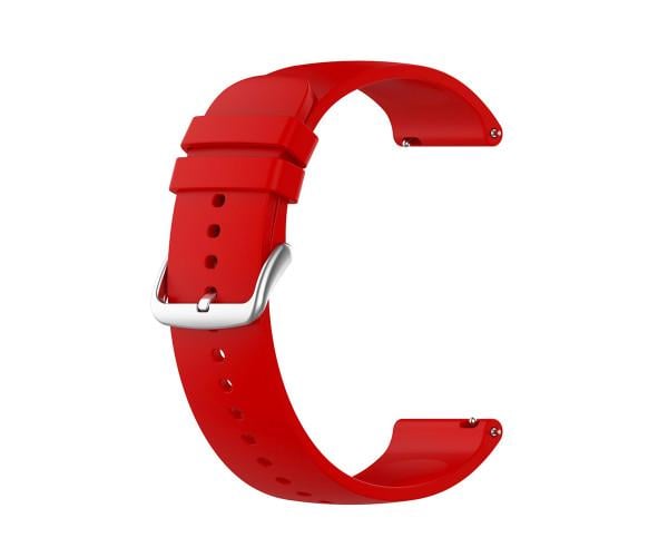 Ремешок Silicone для смарт-часов Amazfit Active Max 22 мм Красный