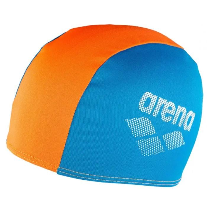 Шапка детская для плавания Arena POLYESTER II JR OSFM Голубой/Оранжевый (002468-730)