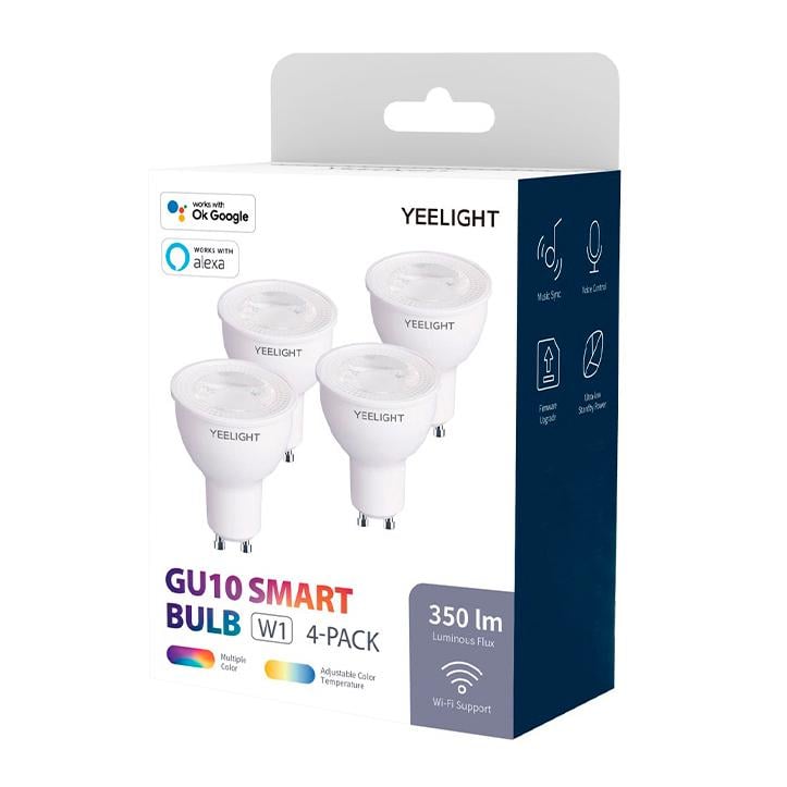 Лампы Набор из 4 Wi-fi LED Yeelight GU10 (Multicolor)