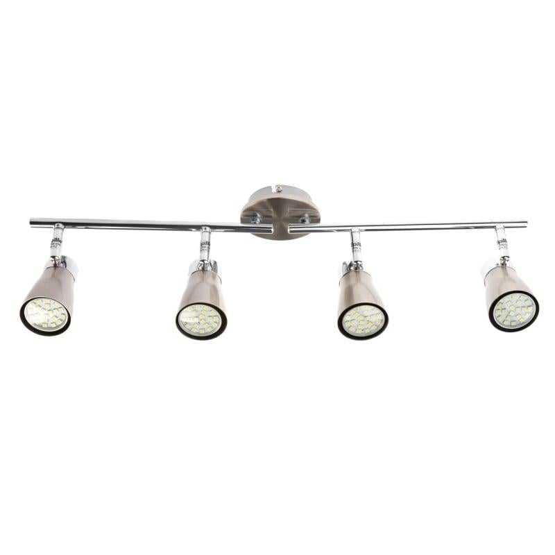 Светильник спот Brille HTL-179/4 GU10 SN+CH (26-709)