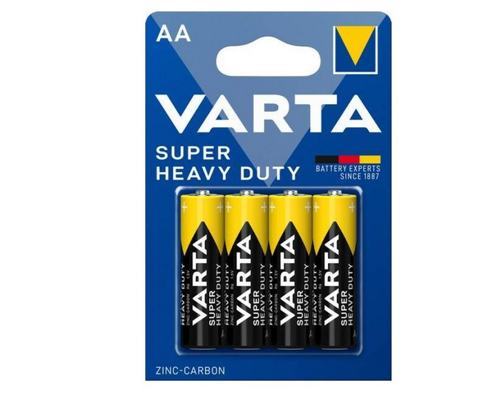 Набор батареек Varta Super Heavy Duty AA LR06 4 шт. (29880203)
