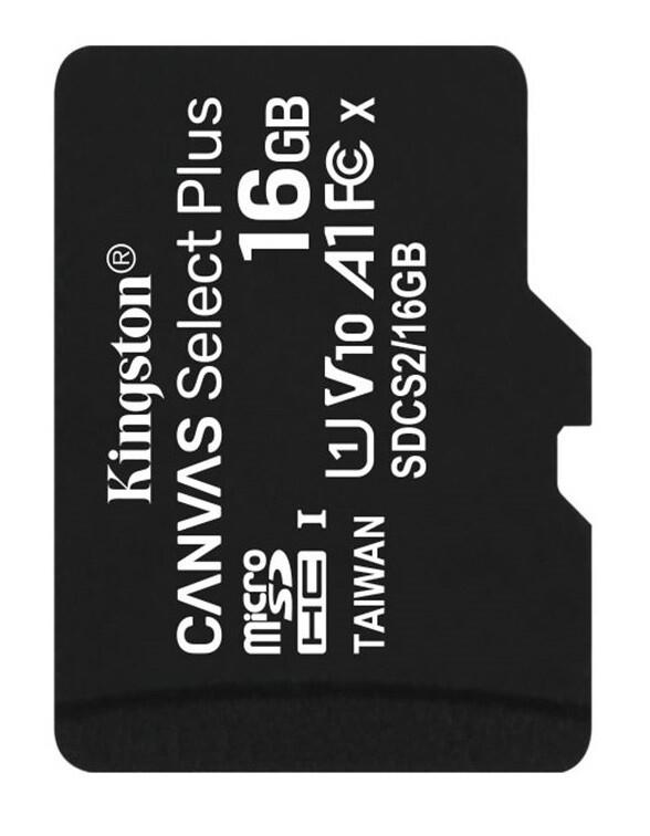 Карта памяти Kingston 16Gb micro SD Class 10 Canvas Select Plus - фото 4