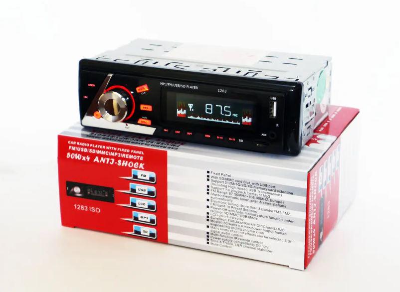 Автомагнитола 1DIN 1283 ISO MP3/FM/USB/microSD-карта (17451) - фото 7