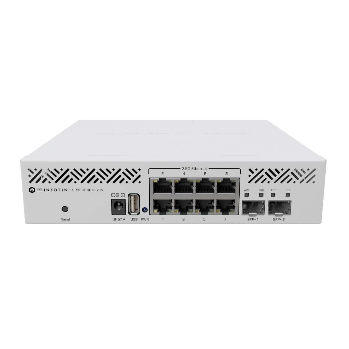 Коммутатор MikroTik CRS310-8G+2S+IN - фото 2