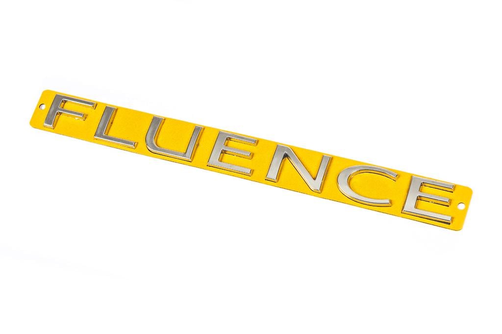 Надпись Fluence 908890019R Davs Auto для Renault Fluence 2009-2016 гг. abs-пластик Хром