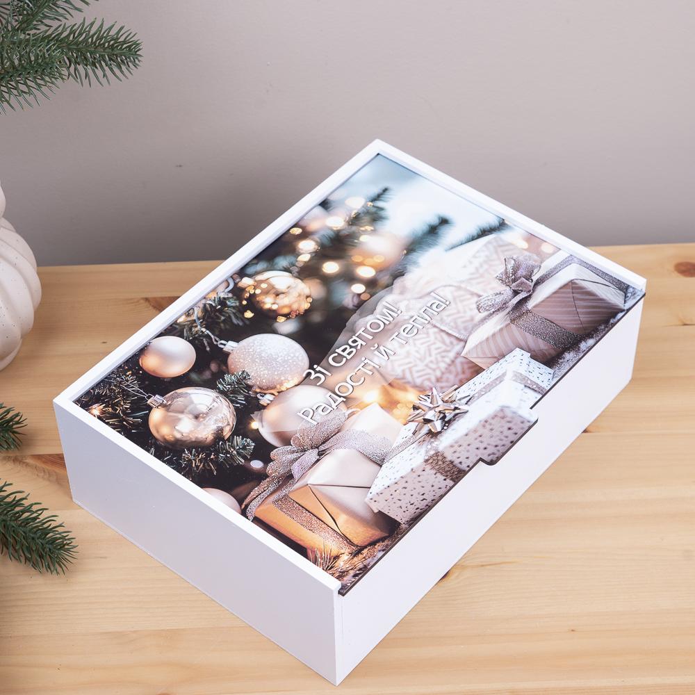 Коробка прямоугольная Подарки 29 см (4438-20)