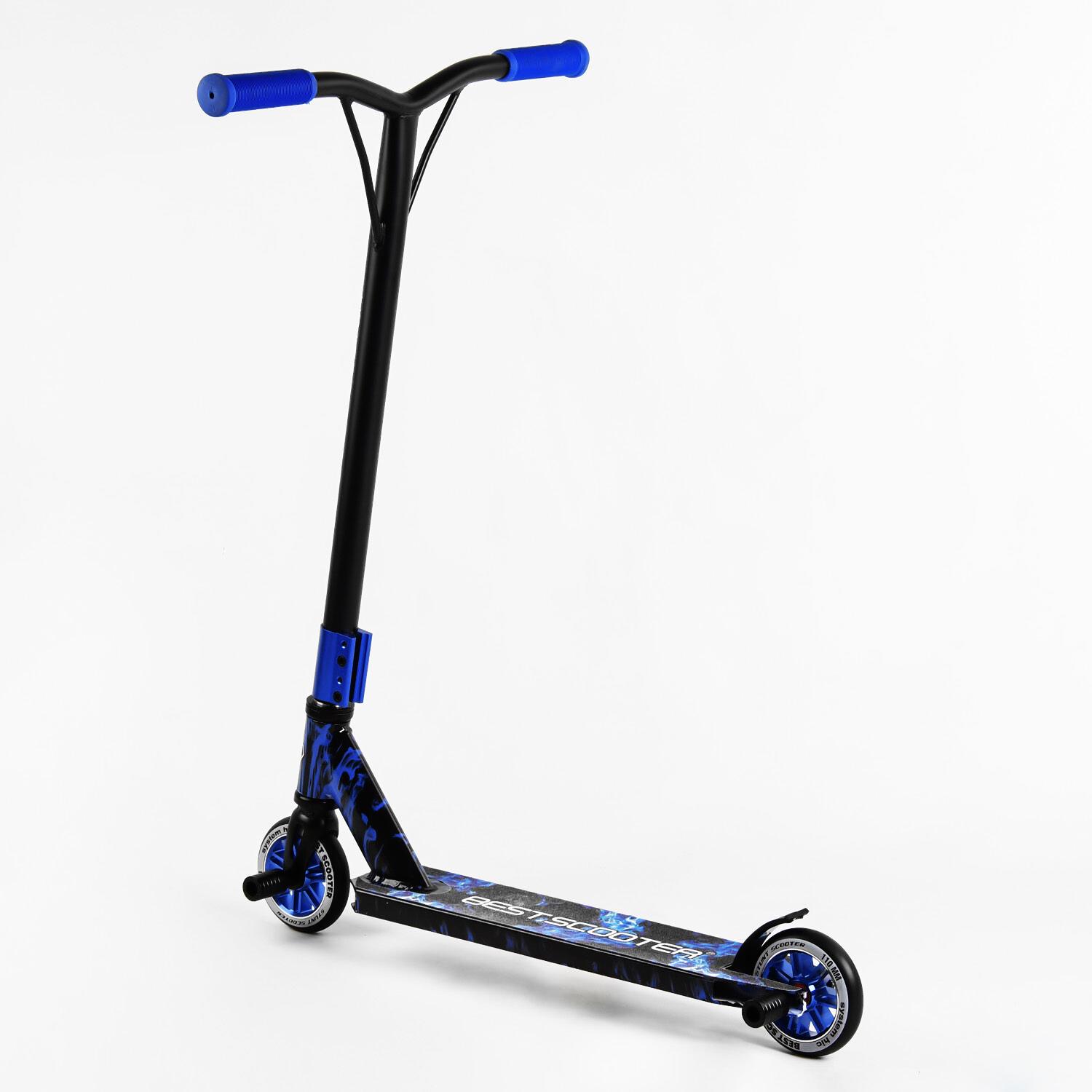 Самокат трюковий Best Scooter HIC-система пеги алюмінієвий диск та дека колеса PU Ice Black (107586) - фото 4