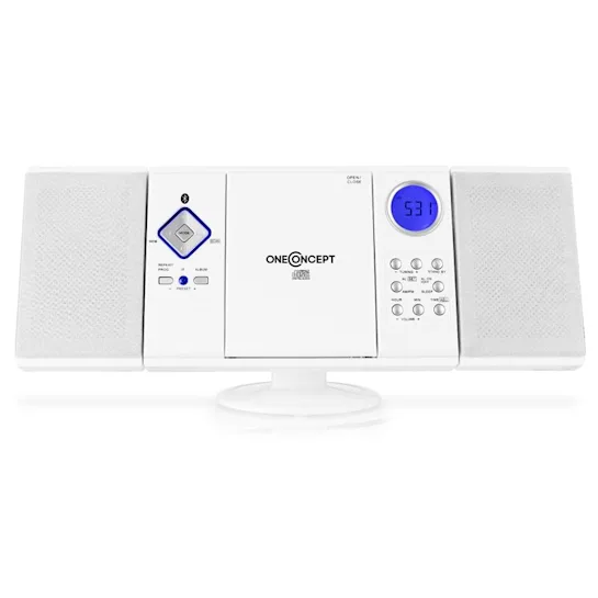 Акустическая стереосистема OneConcept V-12-BT Bluetooth/USB/SD/CD/MP3/AUX/FM (10009514) - фото 4