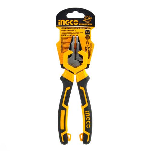 Плоскогубцы комбинированные Ingco Industrial Profi 200 мм (10636072)