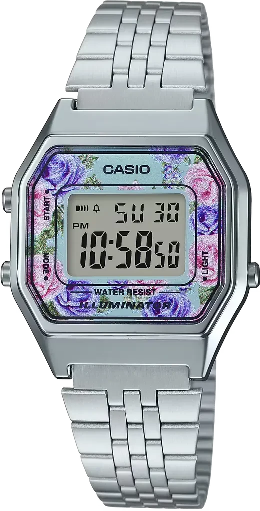 Наручные часы женские Casio LA680WA-2C Lady Vintage с подсветкой Наручные часы женские Casio LA680WA-2C Lady Vintage с подсветкой