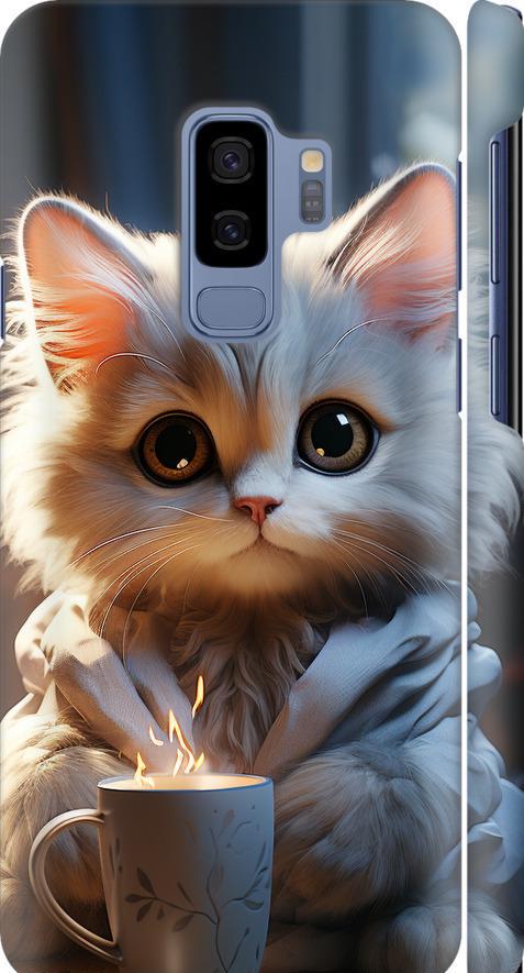 Чехол на Samsung Galaxy S9 Plus White cat (5646m-1365-42517)
