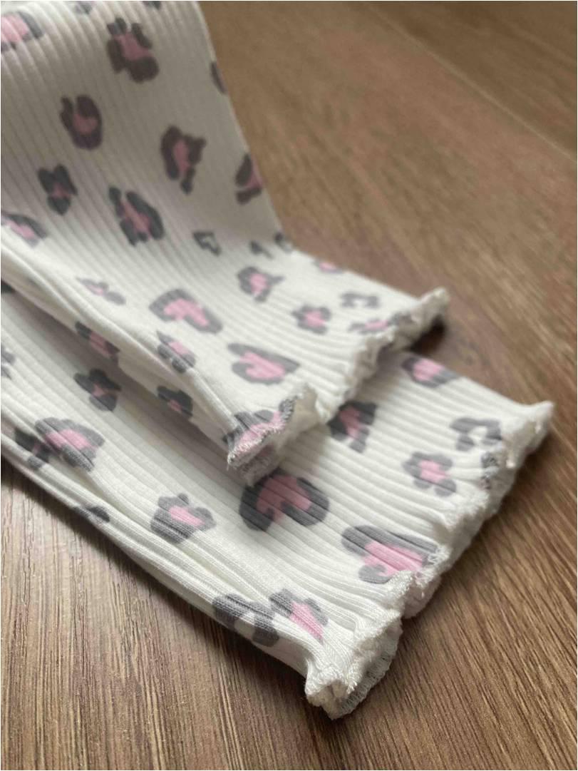 Лосини Lafleur з малюнком 128 см Молочний (Л250226) - фото 6