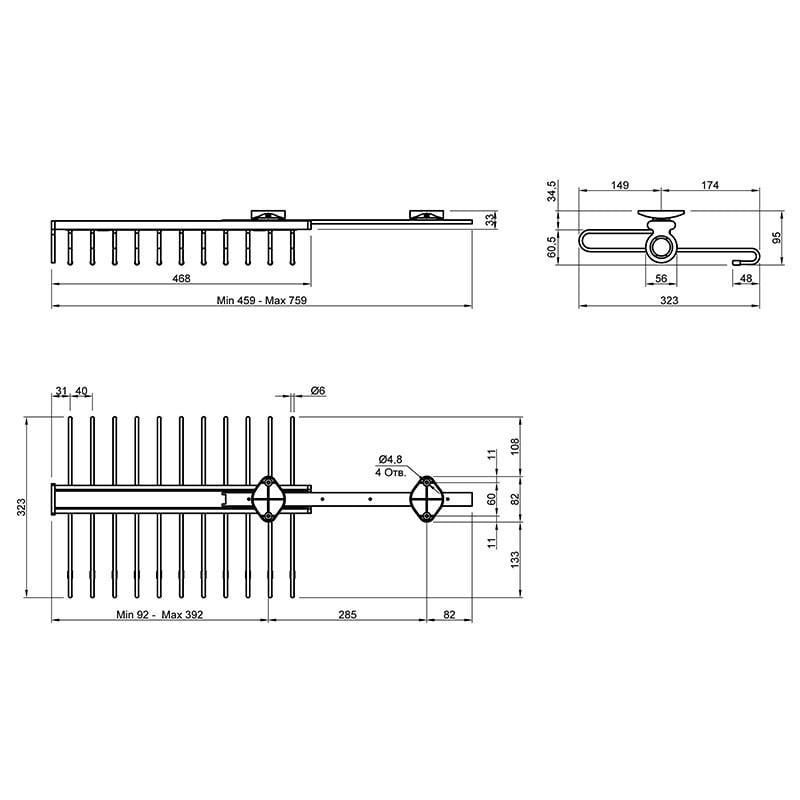 Брючниця верхнього кріплення (110911) - фото 3
