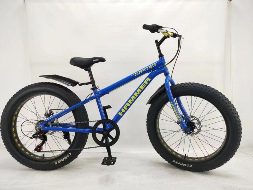 Велосипед Hammer Fatbike JUPITER 24" 17" Синий (f5c9f301)