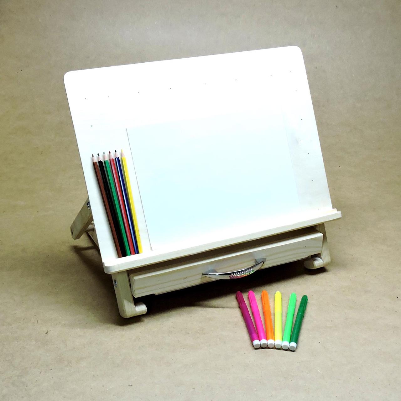 Мольберт из дерева Матисс А3 настольный раскладной (МЛБ-000302) - фото 6 Мольберт из дерева Матисс А3 настольный раскладной (МЛБ-000302) - фото 6