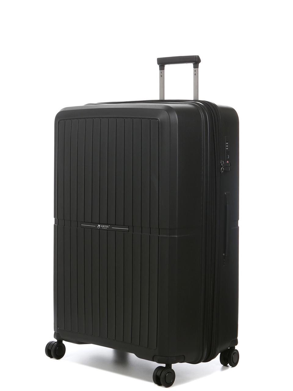 Чемодан большой AIRTEX полипропилен L 76x52x32 + 5 см 125 л 4,4 кг Черный (249) Чемодан большой AIRTEX полипропилен L 76x52x32 + 5 см 125 л 4,4 кг Черный (249)
