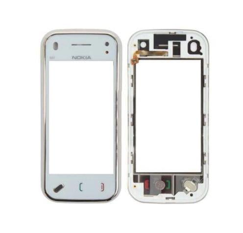 Екран Touchscreen для Nokia N97 with frame Білий (000048238)