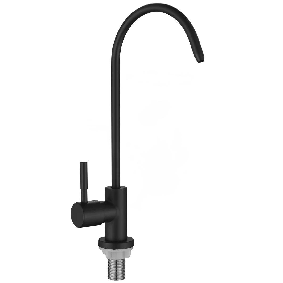 Кран для фильтра Wezer EKO4F-13-BLACK Черный (155171)