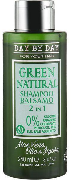 Шампунь-бальзам Alan Jey Green Natural Balsam 2в1 для всех типов волос 250 мл (1644)