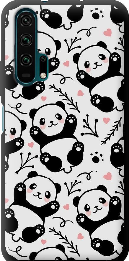 Чехол на Huawei Honor 20 Pro Панды (4318b-1702-42517) Чехол на Huawei Honor 20 Pro Панды (4318b-1702-42517)