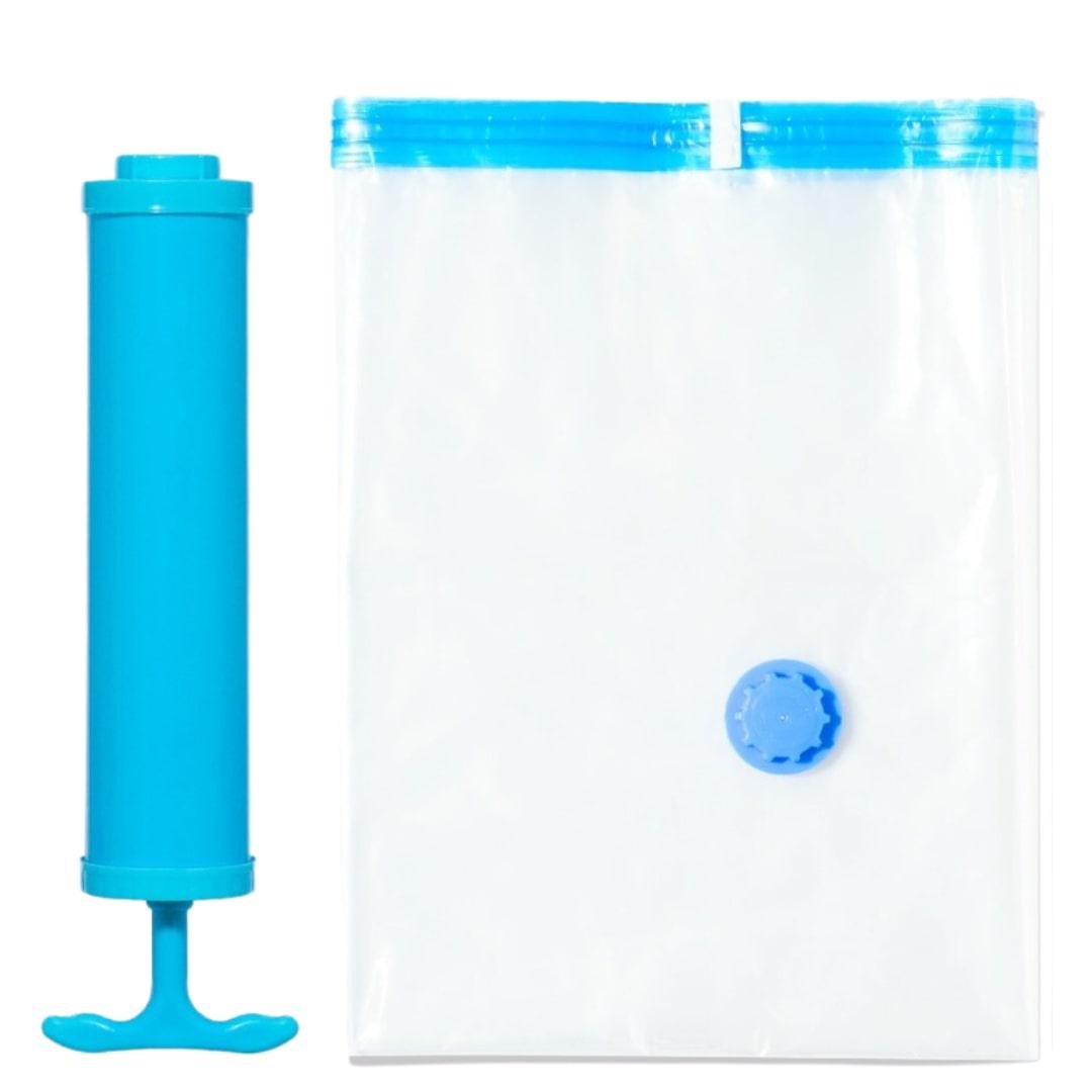 Вакуумные пакеты многоразовые The Chestnut с клапаном и ручным насосом 9 шт. Прозрачный (20-006-00)