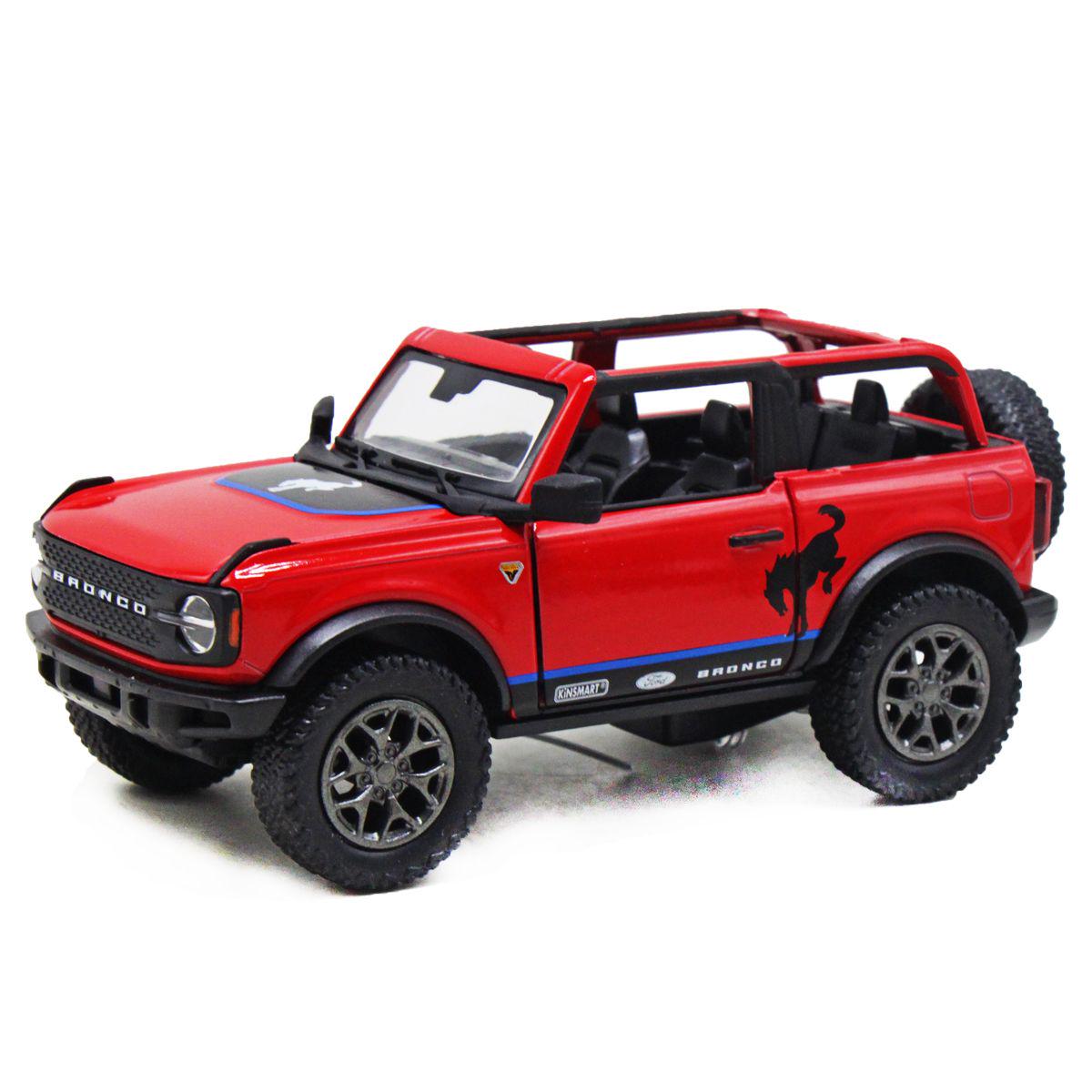 Машинка Kinsmart Джип Ford Bronco Open Top Красный