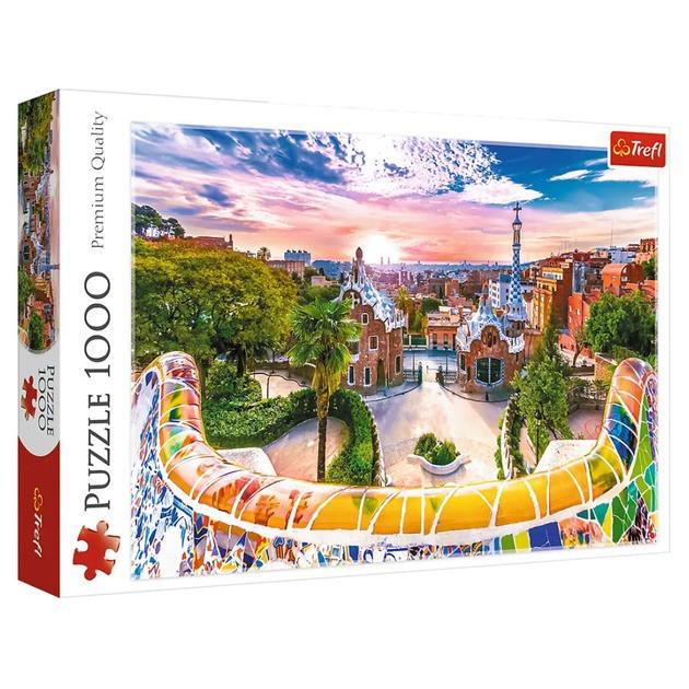 Пазли Trefl Захід сонця над Барселоною Іспанія 1000 ел. (5900511107111)