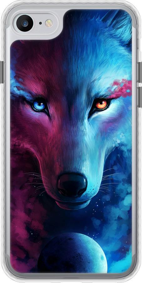 Чехол на iPhone 7 Арт-волк (3999pc-336-42517)