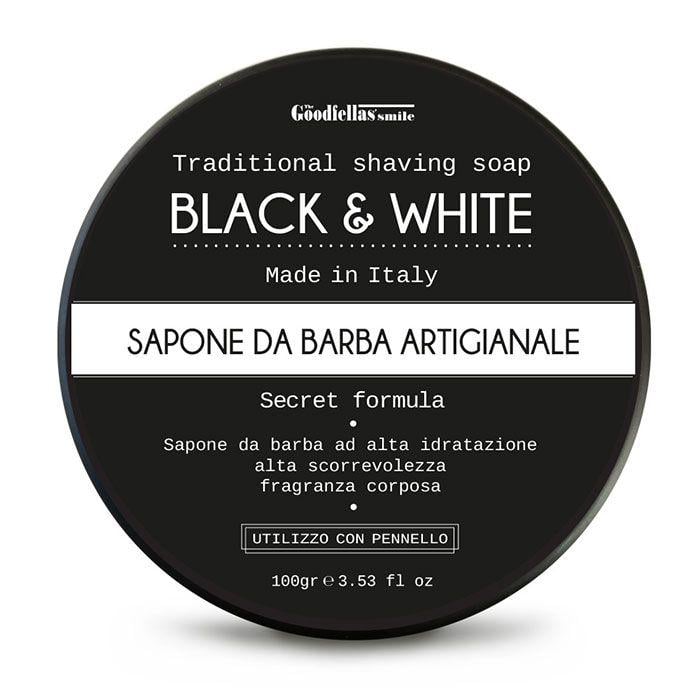 Мыло для бритья The Goodfellas Smile Shaving Soap Black And White 100 г