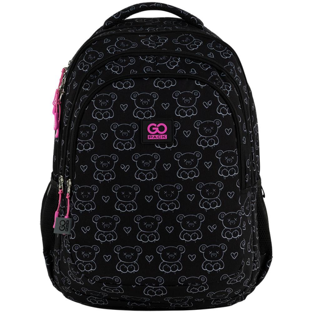 Рюкзак молодежный GoPack Education Teens 44x32x18 см 19 л Черный (GO25-162L-2)