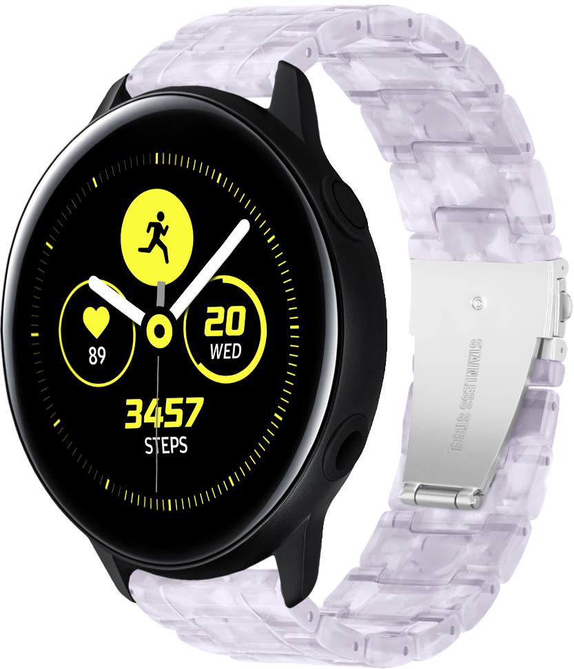 Ремешок из Cмолы Resin для Galaxy Watch Active Pearl (28805-6C)