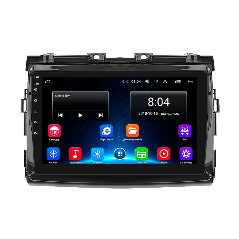 Магнитола штатная 9" Lesko для Toyota Previa III XR50 2006-2019 2/32Gb/Wi-Fi Optima (1653164008)