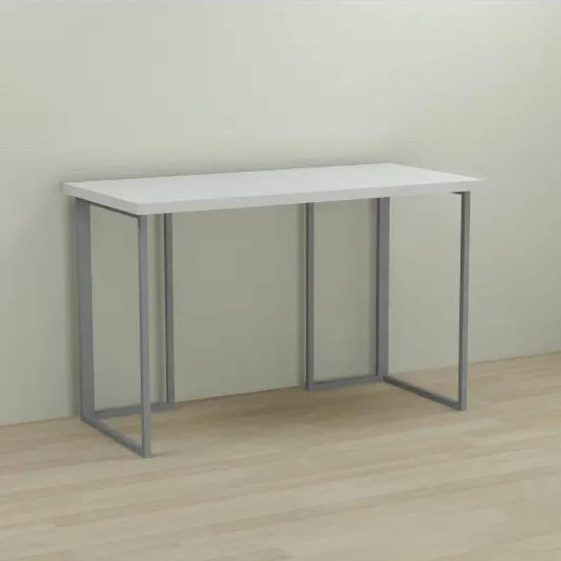 Стіл комп'ютерний Ferrum-decor Ханна ДСП 32 мм 75x100x70 см Сірий/Білий (FRD-101426)