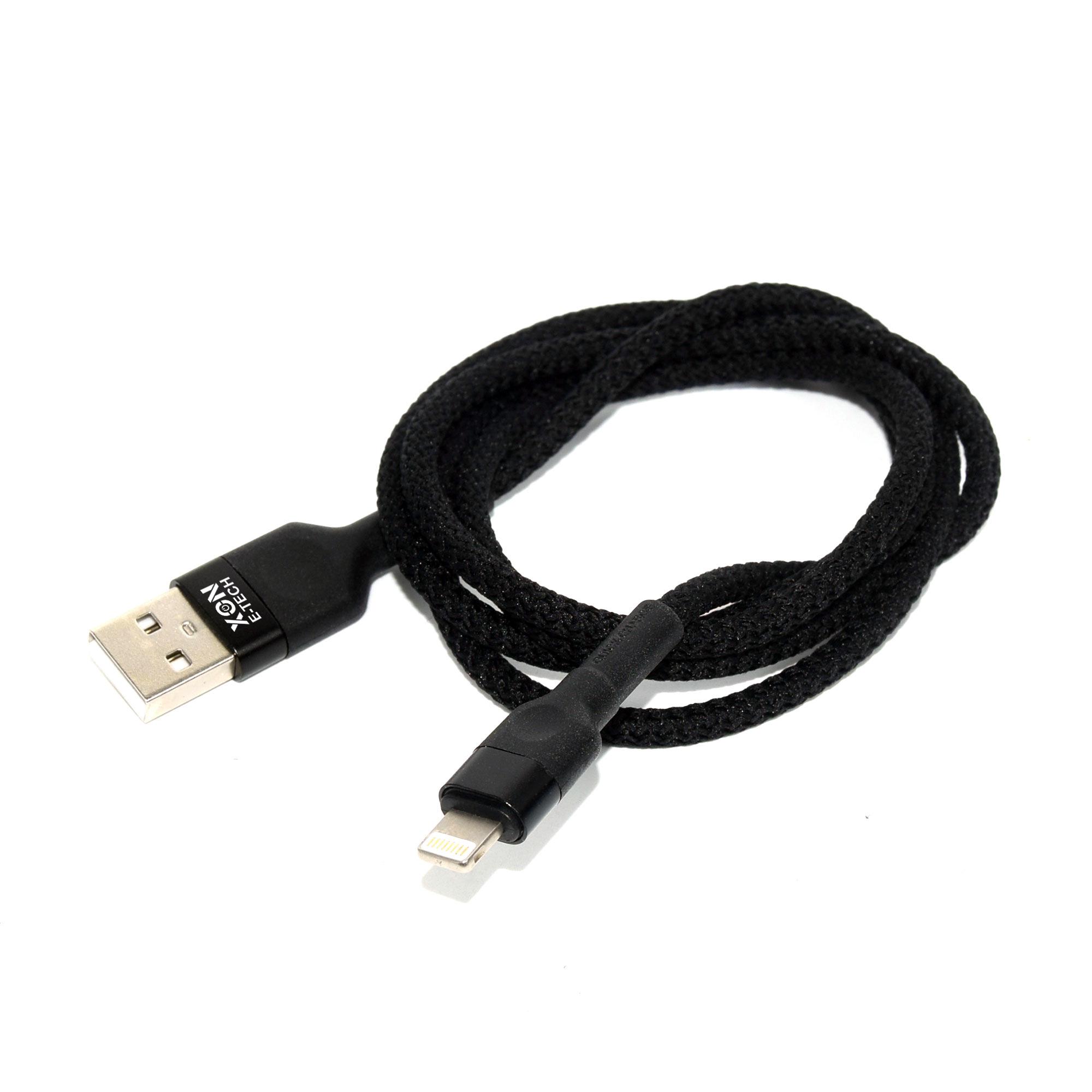 Кабель XON SmartCable UniLink Type-A - Lightning 3A 2 м Чорний (SC30CL3A2B 3647) - фото 4 Кабель XON SmartCable UniLink Type-A - Lightning 3A 2 м Чорний (SC30CL3A2B 3647) - фото 4