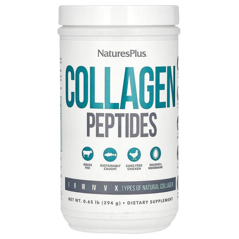 Колагенові пептиди Natures Plus Collagen Peptides Powder порошок без смаку 294 г