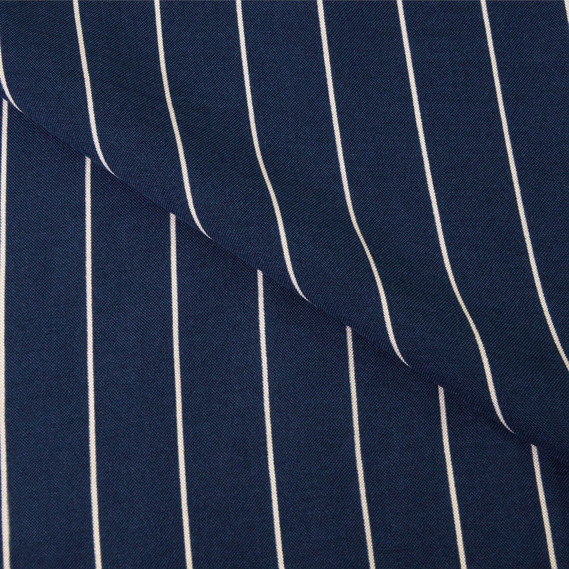 Ткань штапель IDEIA Полоса 1,4 м Темно-синий (2200004174549)