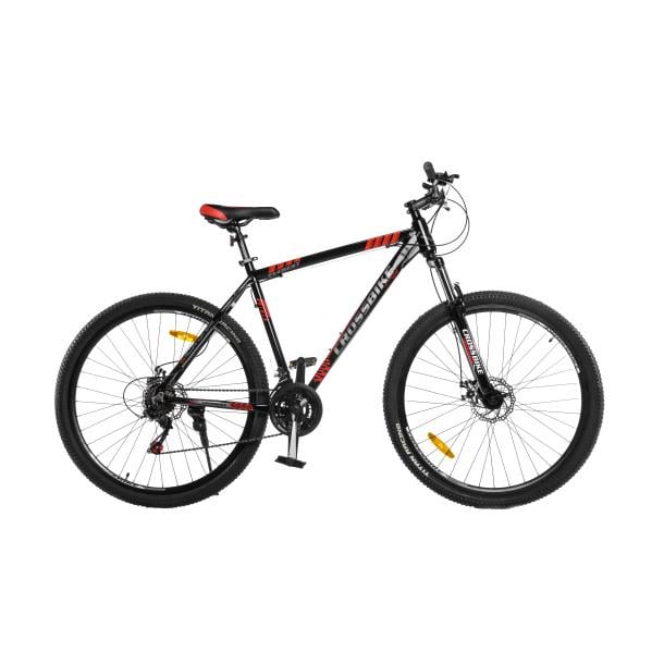 Велосипед CrossBike Everest 29"19" Чорно-червоний (686)