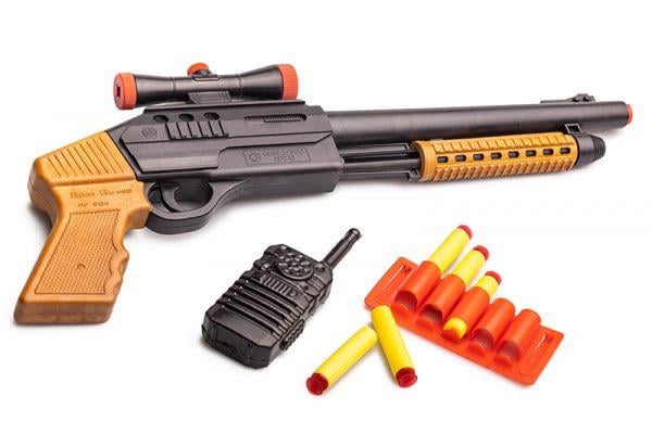 Дитячий іграшковий дробовик Golden Gun Bodyguard з м'якими кулями 921GG (RLT18596)