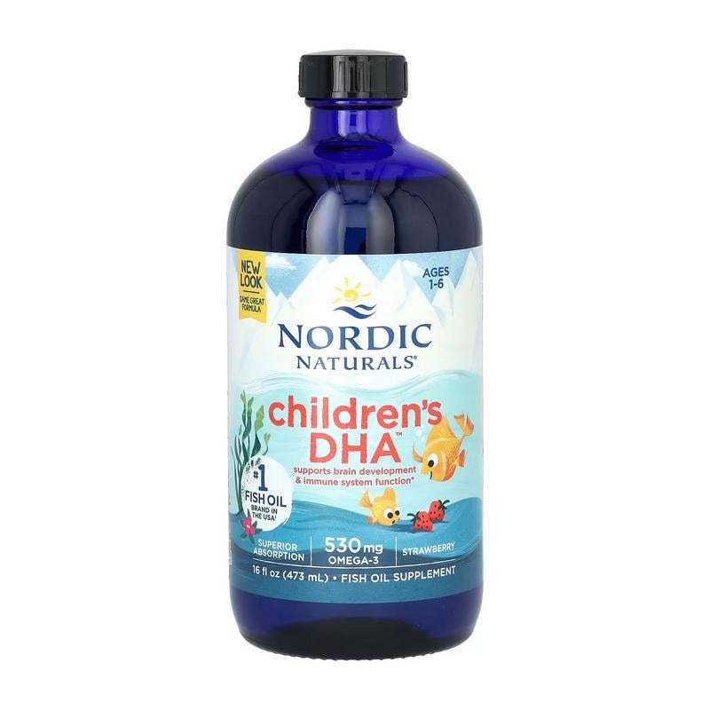 Омега-3 Nordic Naturals Children's DHA 473 мл Клубника