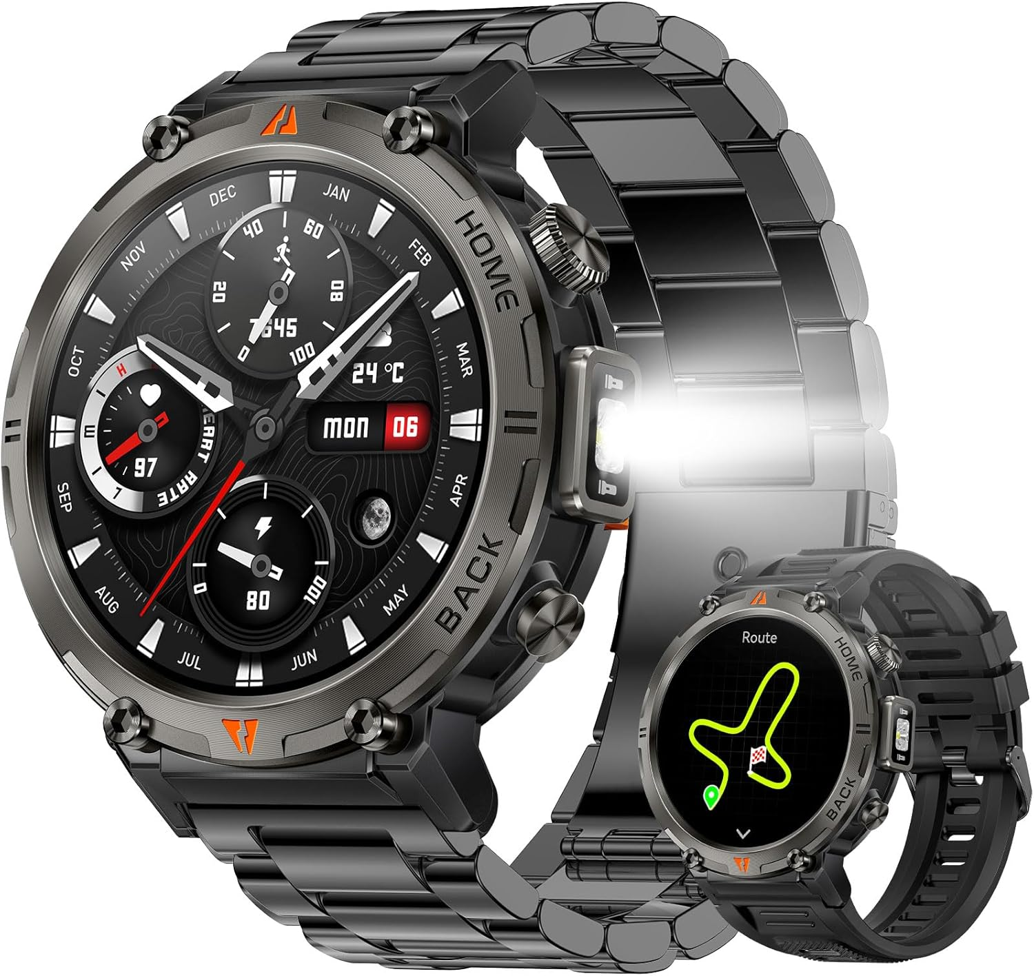 Смарт-часы Eigiis ke3 PRO GPS 3 атмосферы два ремня (29504797)