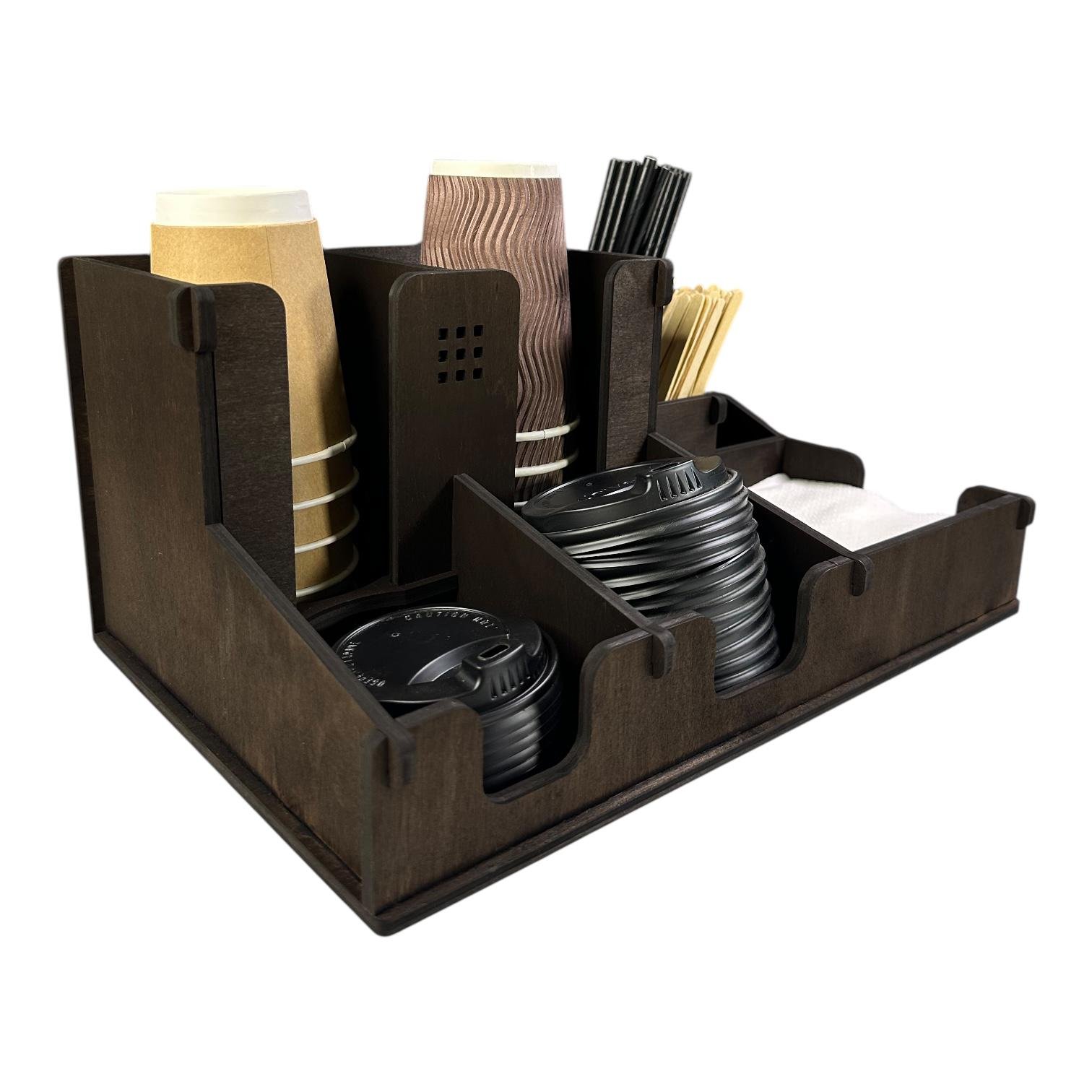 Органайзер кавовий дерев’яний Barista Maxi 2X Палісандр (WN-003) - фото 3