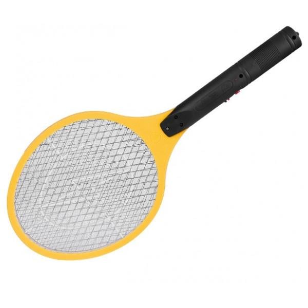 Электромухобойка Rechargeable Mosquito-hitting Swatter на аккумуляторе Желтый (8701/1)