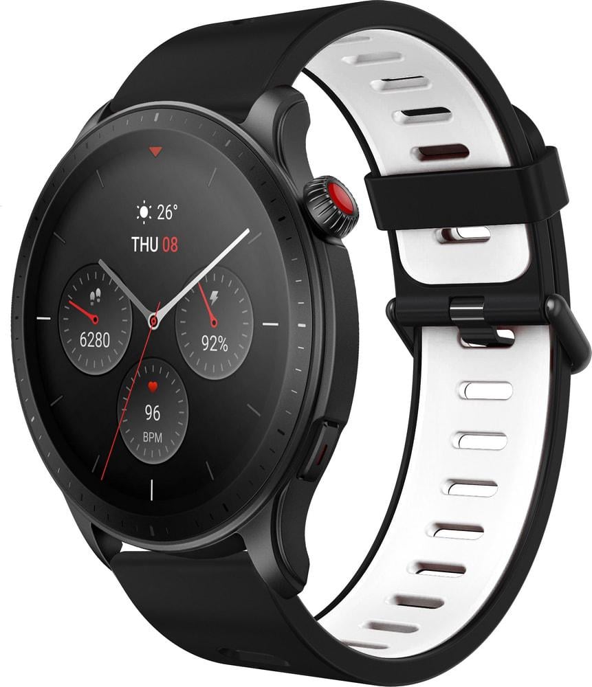 Ремешок Traf для Amazfit GTR 4 Black/White (31077)